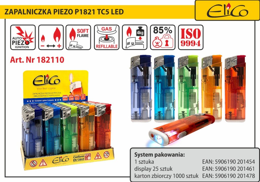 182110_Zapalniczka-piezo_ELICO-P1821_LED