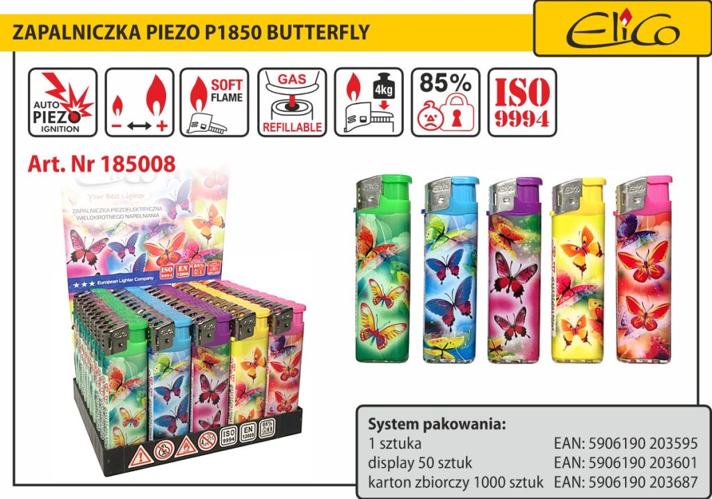 185008_Zapalniczka-piezo_ELICO-P1850-butterfly