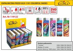 119122_Zapalniczka-piezo_ELICO-ULD-1191-Colorful Shoes