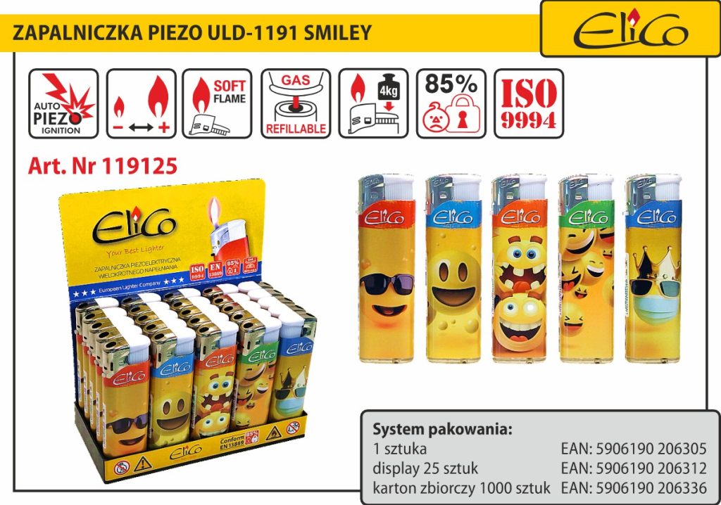 119125_Zapalniczka-piezo_ELICO-ULD-1191-Smiley
