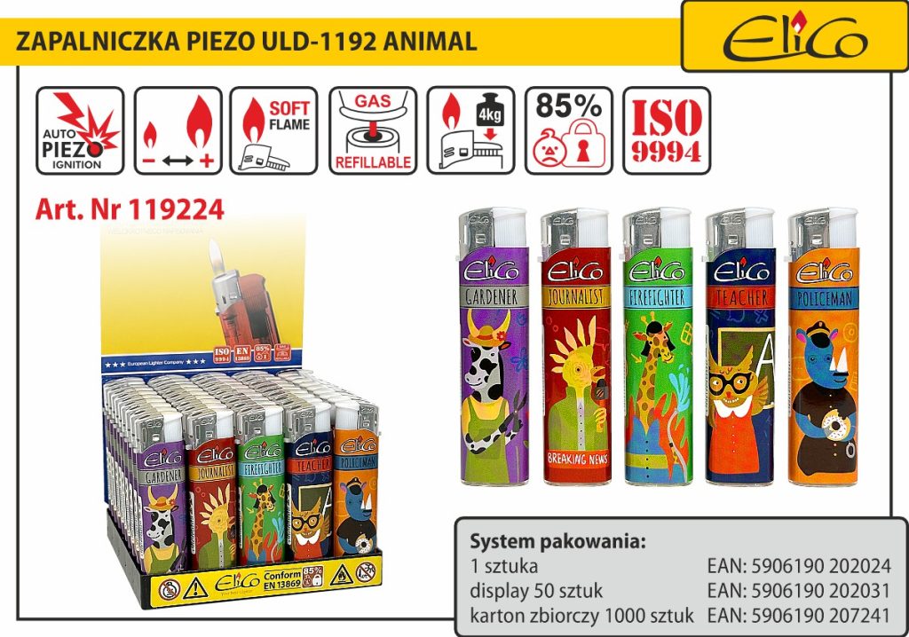 119224_Zapalniczka-piezo_ELICO-ULD-1192-Animal