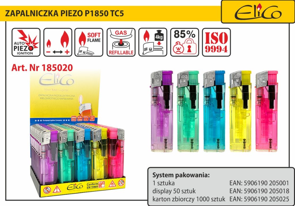 185020_Zapalniczka-piezo_ELICO-P1850-TC5