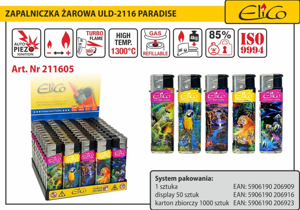 211605_Zapalniczka-zarowa_ELICO-ULD-2116-Paradise