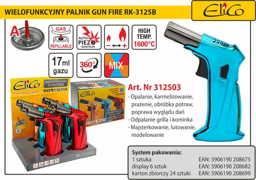 Palnik-ELICO_RK-3125B_GunFire